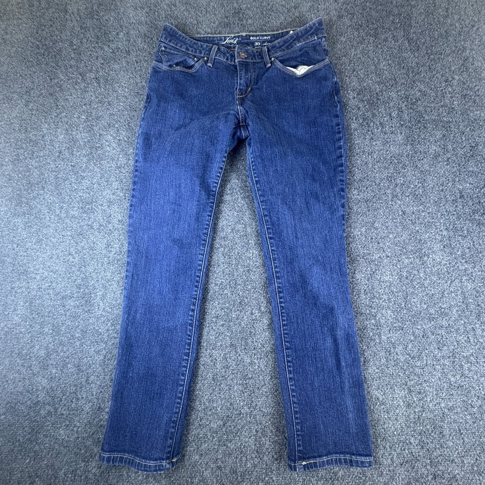 Levi Strauss & Co Bold Curve Skinny Jeans Women 29x27 Blue Slim Fit Straight Leg